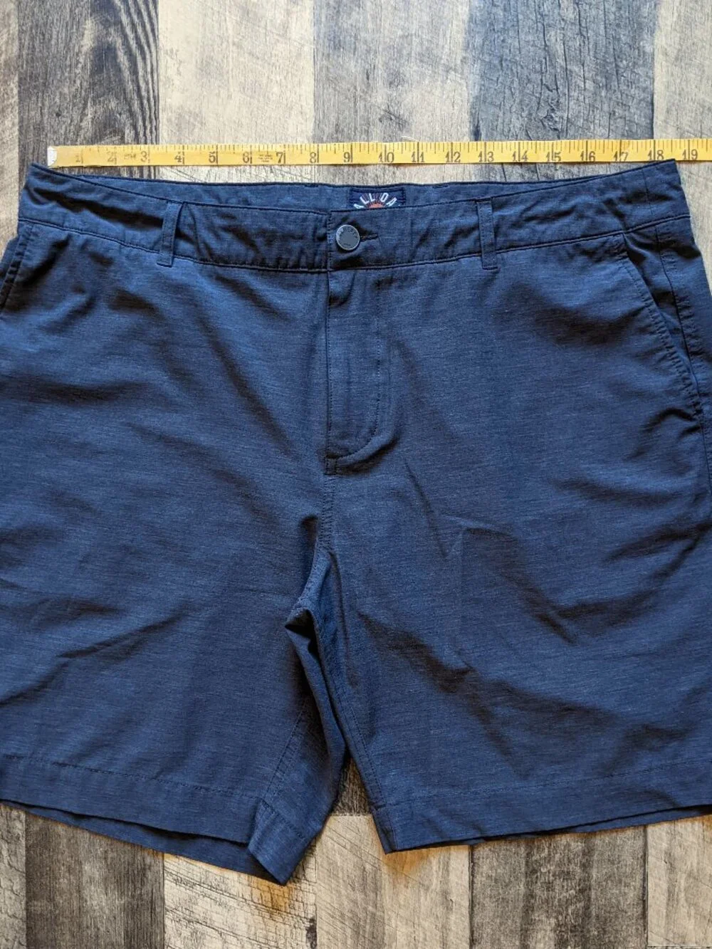 Faherty All Day Shorts 7” Inseam Charcoal Gray Stretch Poly Cotton Blend